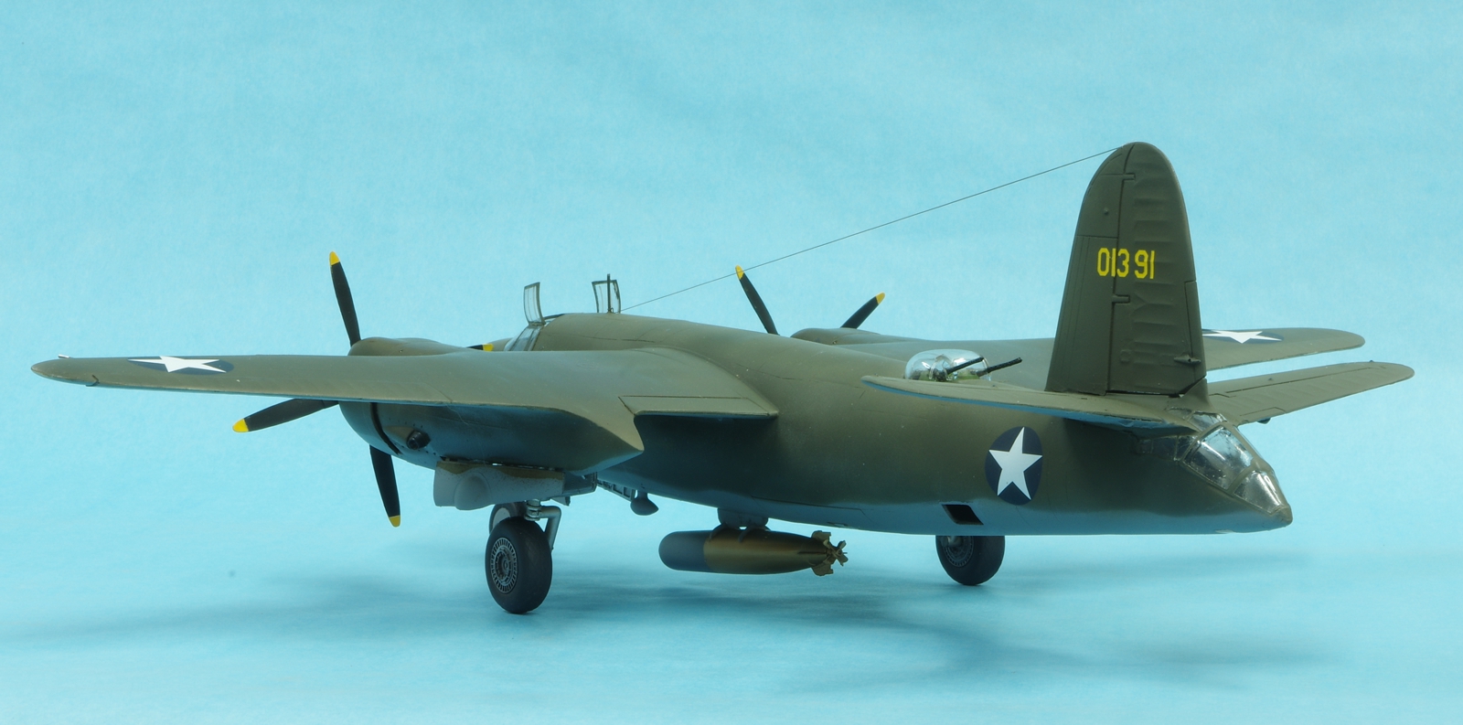 Monogram B-26 with Lone Star short wing conversion. - Ready for